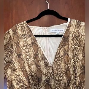 Emma & Michele Snake print dress